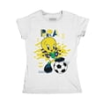 thumbnail image 1 of Playera Fan Army Looney Tunes Talla 6 Piolín Mundial Brasil Manga Corta Blanca, 1 of 4