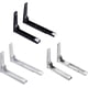 thumbnail image 3 of Microwave wall mount, wall bracket, shelf for small homes, white., 3 of 5