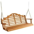 thumbnail image 1 of Marlboro Red Cedar Furniture Porch Swing, 1 of 10