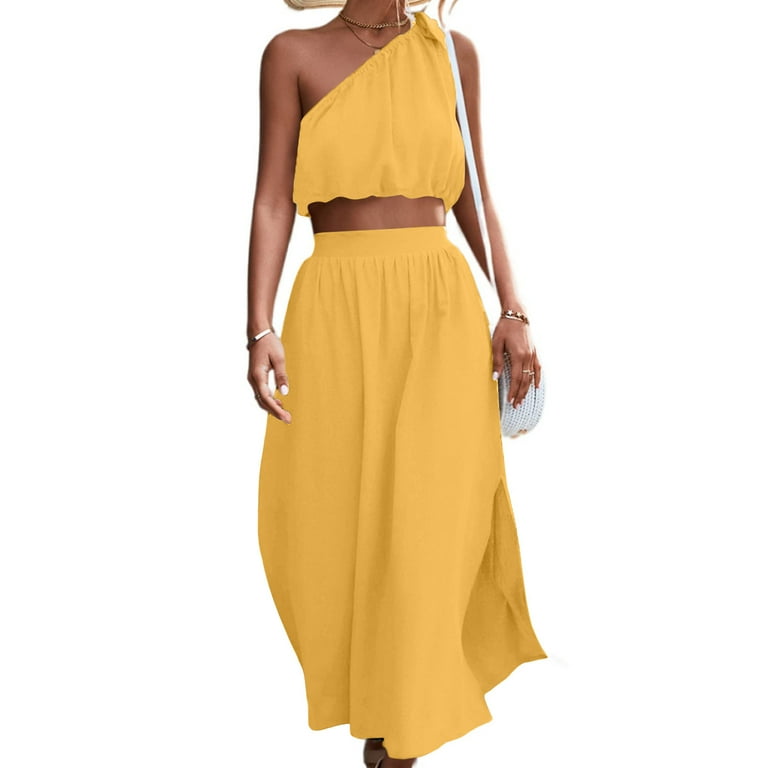 two piece high waisted dress Women's High Waist Pleated Skirt Two Piece Navy Tennis Golf Dress main image 0