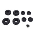 thumbnail image 2 of Pneus de Voiture RC, Structure Stable Résistante à l'Abrasion Contrôle Amélioré pour Axial SCX24 1/24 Crawler Car, 2 of 7