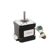Treedix 17HS4401S 42 Stepper Motor Two-Phase Four-Wire 1.8 Degree Stepping Angle Engraving Machine Motor Compatible with 3D Printer CNC