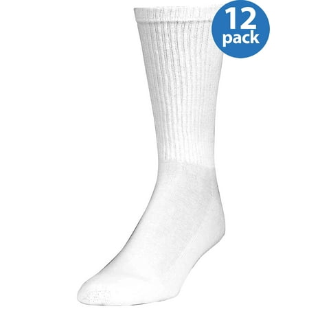 Gildan Men's Performance Cotton moveFX Crew Socks 12-Pack