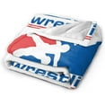 thumbnail image 2 of USA Wrestling Fleece Blanket, Very Soft Microfiber Flannel Blanket for Couch Warm and Cozy for All Seasons, 2 of 6