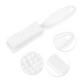 thumbnail image 4 of Unique Bargains 6 Pcs Fingernail Cleaner Nail Brush Fingernail Cleaning Tools Manicure Brush with Plastic Handle White, 4 of 8