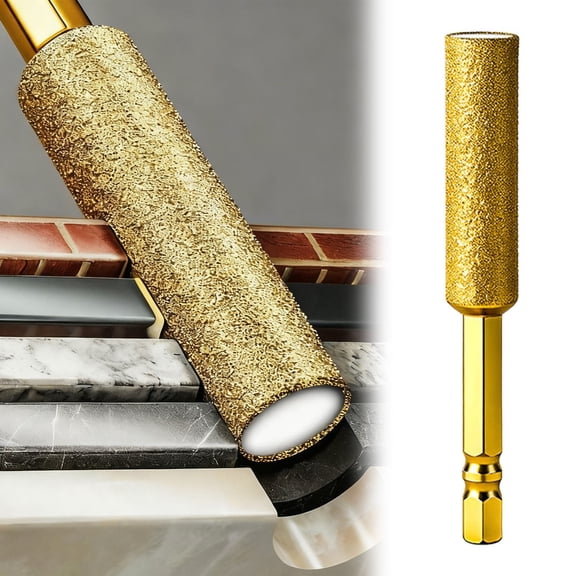 Ultimate Core Metal Drill Bit, 15/32" Wax Core Dry Drilling Bit for Porcelain Tile, Ceramic & Glass Drilling