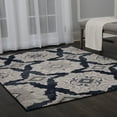 thumbnail image 3 of Home Dynamix Tremont Salem Transitional Medallion Area Rug, Navy Blue/Ivory, 21"x35", 3 of 6