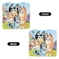 thumbnail image 2 of Pofeuu Bluey for Portable Pocket Makeup Mirror PU Cover Compact Travel Mirror with Normal and Magnifying Double Sided Glass-Square, 2 of 9