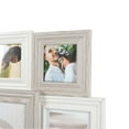 thumbnail image 2 of Prinz 9-Opening Multi-Sized Wall Collage Picture Frame, Rustic White-Grey, 2 of 5