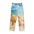 thumbnail image 4 of Bingfone Beach Starfish Shell Mens All Over Print Sleep Pajama Pants-Large, 4 of 9