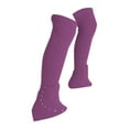 thumbnail image 3 of yotijay Ice Skating Leg Warmers Accessories with Rhinestone for Dance Workout Sports Light Purple, 3 of 8