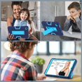 thumbnail image 6 of SaniMore Hybird Case for Lenovo Tab M8 4th Gen 2023, Rugged Heavy Duty Protective Case Hidden Kickstand Dual Angle Stand Shockproof Anti-drop for Lenovo Tab M8 4th Gen, Navy Blue, 6 of 10