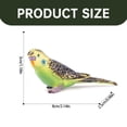 thumbnail image 4 of pdqouc Cute Parrot Mini Animal Model Miniature Ornament Garden Decor Ornament Accessory Outdoor Statues for Patio Yard Decoration Porch Lawn Ornaments, 4 of 9