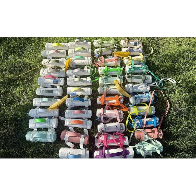 Rhinoceros Canvas Picnic Blanket Waterproof Outdoor Mat For Beach, Park, Camping, Travel - Large