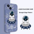 thumbnail image 4 of Funda De Teléfono De Astronautas De Crucero Para IPhone 13Pro 13 12 Mini Pro 5G Max Con Patrón Lateral De Silicona Líquida, 4 of 4