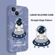 thumbnail image 4 of Funda De Teléfono De Astronautas De Crucero Para IPhone 13Pro 13 12 Mini Pro 5G Max Con Patrón Lateral De Silicona Líquida, 4 of 4