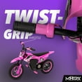 thumbnail image 4 of M8TRX Pink 12V Mini Electric Child Dirt Bike, Battery Powered Toy Motorcycle, Kids Ride on, Ages 5 Years and up, 4 of 6