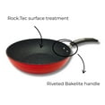 thumbnail image 4 of Starfrit The Rock Stir Fry Pan - Wok - 11" (28cm)  - Non-sick treatment Rock.Tec surface - Bakelite handle - Red, 4 of 5