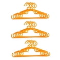 thumbnail image 2 of Percha de plástico para de 15 piezas, percha para pantalones para niños, bebé Amarillo, 2 of 9