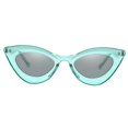 thumbnail image 4 of de sol estilo para mujer triangures al aire libre Protección Sombras Verde Macarena Gafas de sol Cat Eye, 4 of 8