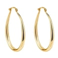 thumbnail image 1 of WILLBEST Boucles d'Oreilles Créoles Mode Or Oversize pour Femmes Grandes Boucles d'Oreilles Rondes en Métal, 1 of 8