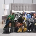 thumbnail image 5 of Blanket Sebastian Actors Stan Throw Flannel Blankets Warm Soft Cozy Fuzzy Air Conditioning Blanket for Living Room Sofa Bed Gift Blankets for All Seasons60"x50", 5 of 7