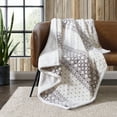thumbnail image 1 of Eddie Bauer Couverture Ultra-Pelucheuse Collection Home - Réversible en Sherpa Polaire, Douce et Confortable, Parfaite pour Lit Ou Canapé, 60 x 50, Fair Isle Peak, 1 of 10