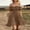 Brown, variant on Spaghetti Strap Dress Womens Sun Dress Regular Fit 2026 Summer Plus Size Maxi Dress for Club and Bar S-3XL