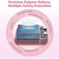 thumbnail image 4 of Yoobao Portable Charger 20W 10000mAh Cute USB-C in & Out Power Bank Fast Charging, PD 3.0+QC 4.0 High-Speed Charging Phone Battery Pack for iPhone 14 13 12Pro Max iPad Samsung - Pink, 4 of 8