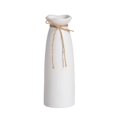 thumbnail image 1 of Jarrón de cerámica Ducige blanco para decoración moderna del hogar, 20 cm, 1 of 7