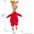 thumbnail image 3 of Shiyou-lama Pyjama Rouge Pouf en Peluche, 10”, 3 of 4