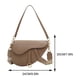 thumbnail image 2 of Bolso pequeño de cuero de PU con dos correas para mujer bolso de hombro informal bolsos de viaje, 2 of 9