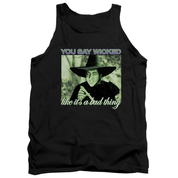 The Wizard of Oz Wicked Witch Unisex Adult Tank Top, Black, X-Large