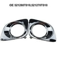 thumbnail image 2 of Pair Fog Light Trim Cover Left&Right for Toyota for Venza 521280T010 521270T010, 2 of 7