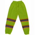 thumbnail image 1 of Petra Roc LMPO-CE-2X-3X 2 in. Lime Mesh Traffic Pants & Orange Contrast Binding Silver Reflective Tapes Ansi Class E, 2X & 3X, 1 of 3
