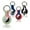 Tie-Dye, variant on Protective Key Ring Cases for Airtags (4 Pack) Secure Silicone Airtag Holders, with Heavyweight Metal Alloy Key Chain, Anti Loss Finder, Pet Tracker, Assorted Colors, 4 Holders (Neon Colors)