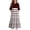 Red, variant on Girls Short Sleeve Maxi Dress Striped Print Casual Fit and Flare Party Dress with Pockets Green 11-12 Years