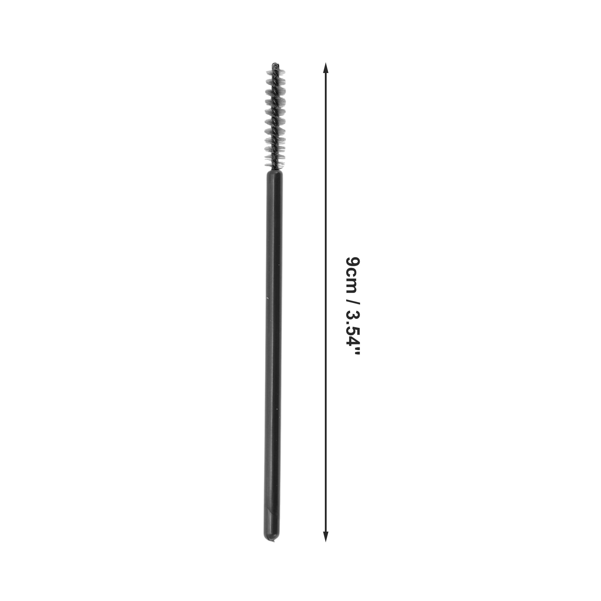 Unique Bargains 50 Pcs Disposable Eyelash Brush for Bathroom Black