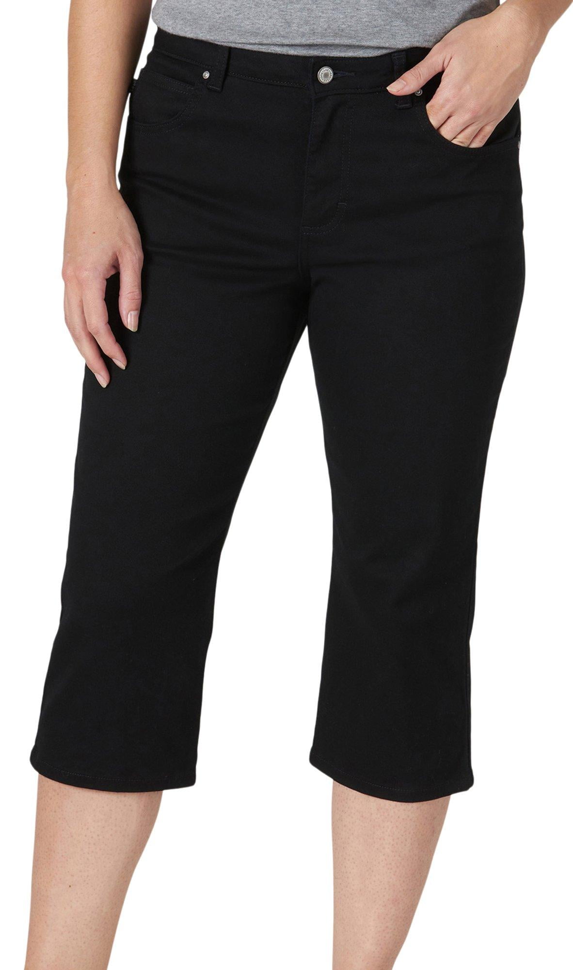 Isoleren creatief Bediende Lee Women's Relaxed Fit Legacy Capri - Black, Black, 10 - Walmart.com