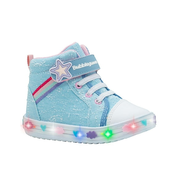 Tenis Con Luces Para Niña Bubble Gummers® Arlet Mezclilla azul 16
