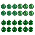 thumbnail image 1 of Adornos de bolas de Navidad Billuyoard 24 piezas decoración verde, 1 of 6