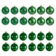thumbnail image 1 of Advancent Adornos de bolas de Navidad de 24 piezas, aplicación amplia, decoración efectiva duradera y confiable Kits de decoración para fiestas verde, 1 of 6