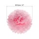 thumbnail image 2 of Uxcell Pompones de papel para flores, bola de flores para decoración de fondo de fiesta, rosa claro 4", 2 of 7