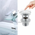 thumbnail image 4 of Solid Brass Pop Up Sink Drain, Non-Deforming Heavy Duty Copper Core Ensures Reliable Performance In Your Kitchen Or Bathroom, 4 of 5
