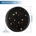 thumbnail image 3 of Indoor 12' Voice-Activated Luminous Decoration Wall Clock With LED Night Light Fireflies Illustration, 3 of 8