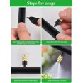 thumbnail image 3 of 30 Pieces Brass Spray Nozzle, Adjustable Atomizing Nozzle Copper Irrigation Drip 4/7mm Atomization Micro Sprinkler Garden Cooling Equipment for Lawn Vegetable Greenhouse, 3 of 5