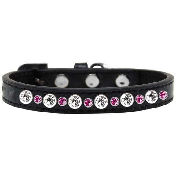 Dog, Puppy Pet Jeweled Collar, "Posh Crystal Rimsets"