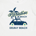 thumbnail image 4 of Inktastic Paradise Beach in Delray Beach with Palm Trees and Car Boys or Girls Baby T-Shirt, 4 of 5