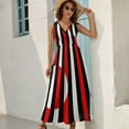 thumbnail image 5 of Black White And Red All Over! Sleeveless Dress Dresses Women Summer Evening Dresses Ladies Bohemia Long Dresses, 5 of 9