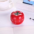 thumbnail image 1 of Temporizador de cocina, temporizador de cocina de 60 minutos, bonita forma de tomate, rotación de 360 ​​grados, temporizador de cocina mecánico, temporizador de cuenta regresiva, para aprender a coci, 1 of 4